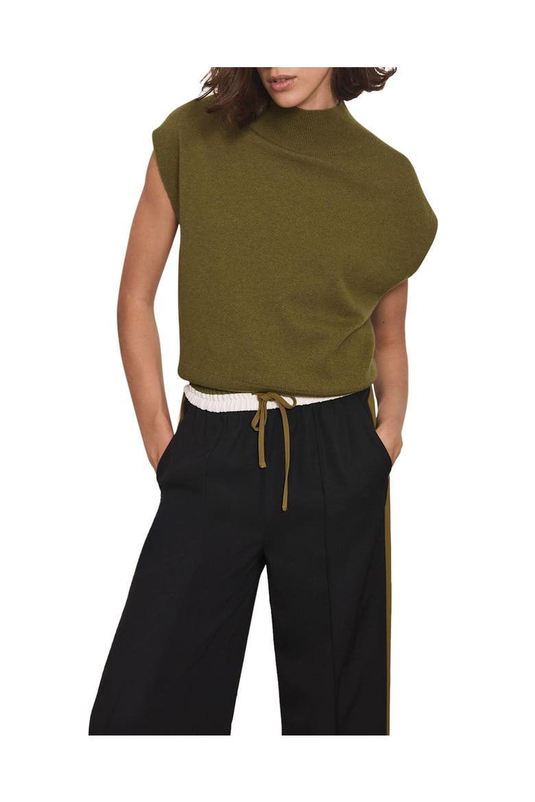 Wool Blend Sleeveless Top, Main, color, Green