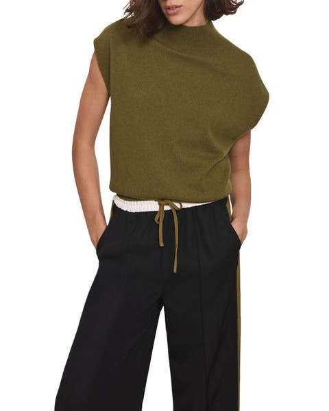 Wool Blend Sleeveless Top