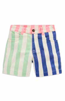 Kids' Stripe Denim Shorts