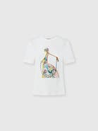 Missoni Crew-neck T-shirt In Cotton Jersey With Print And Logo