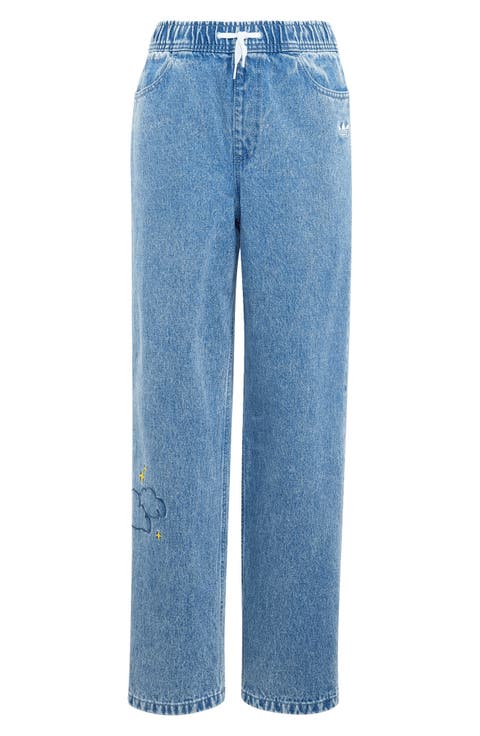 Kids' Originals Cloud Graphic Elastic Waist Jeans