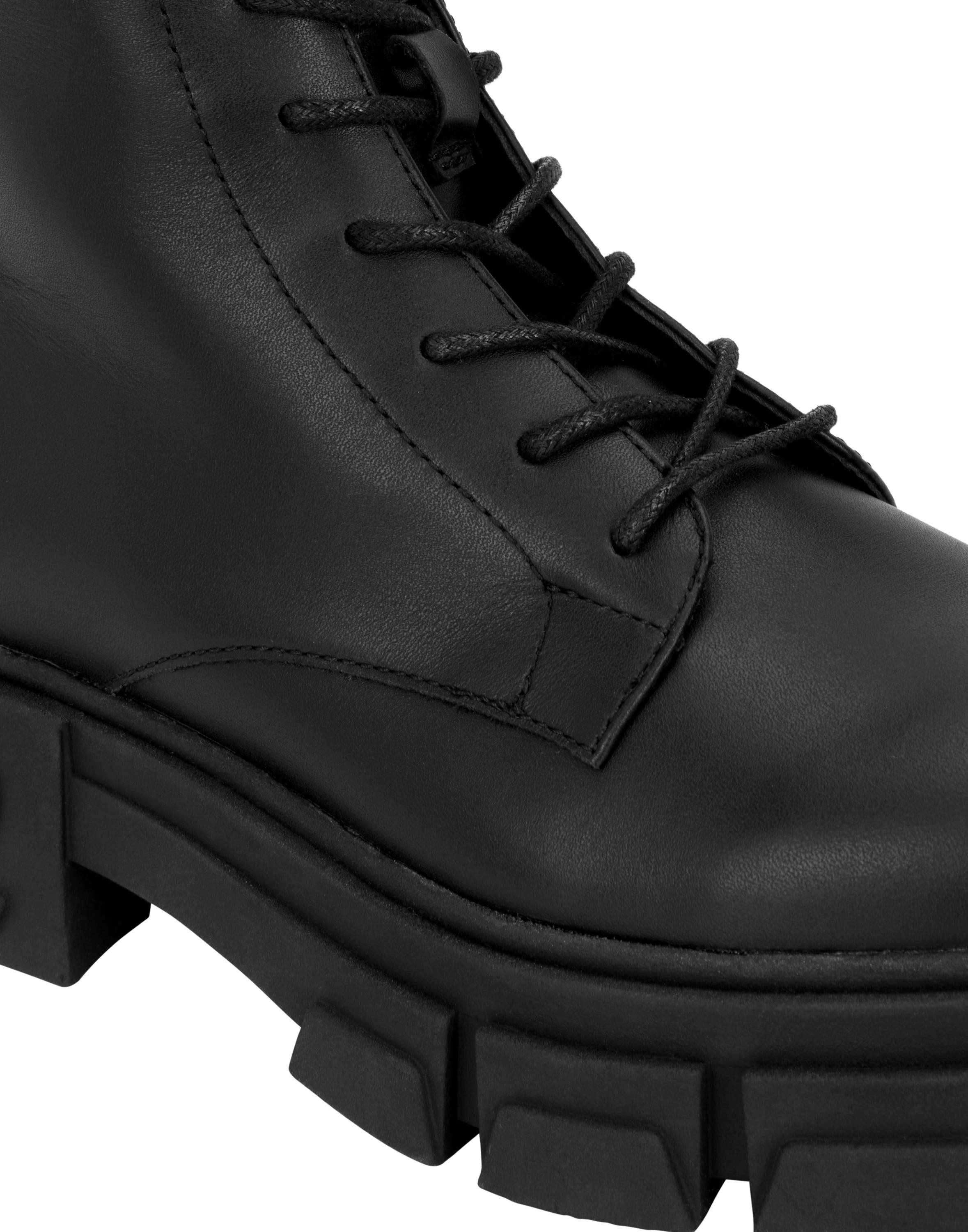 Lace-Up Boots Gothic Plein Unisex, Alternate, color, black
