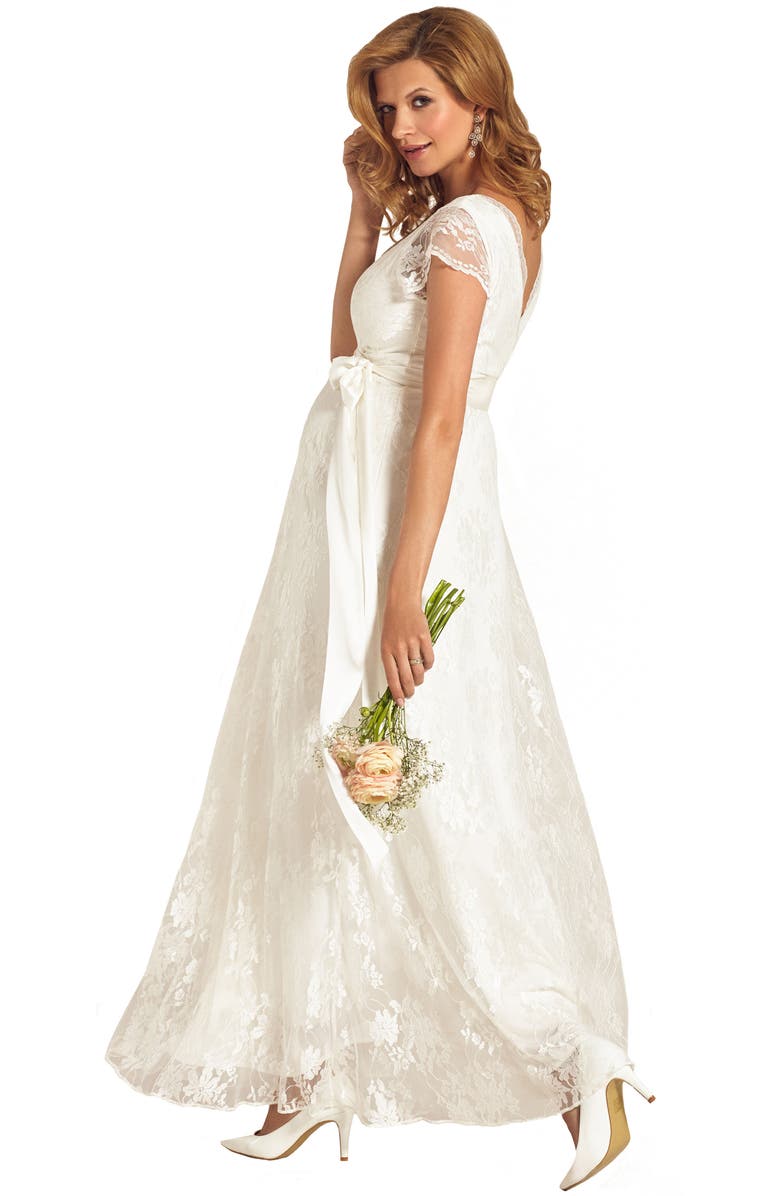 Tiffany Rose Eden Lace Maternity Gown, Alternate, color,