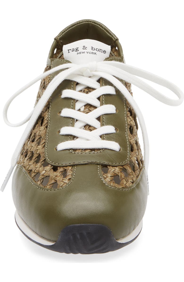 rag & bone Retro Runner Slim Sneaker, Alternate, color, Loden Woven