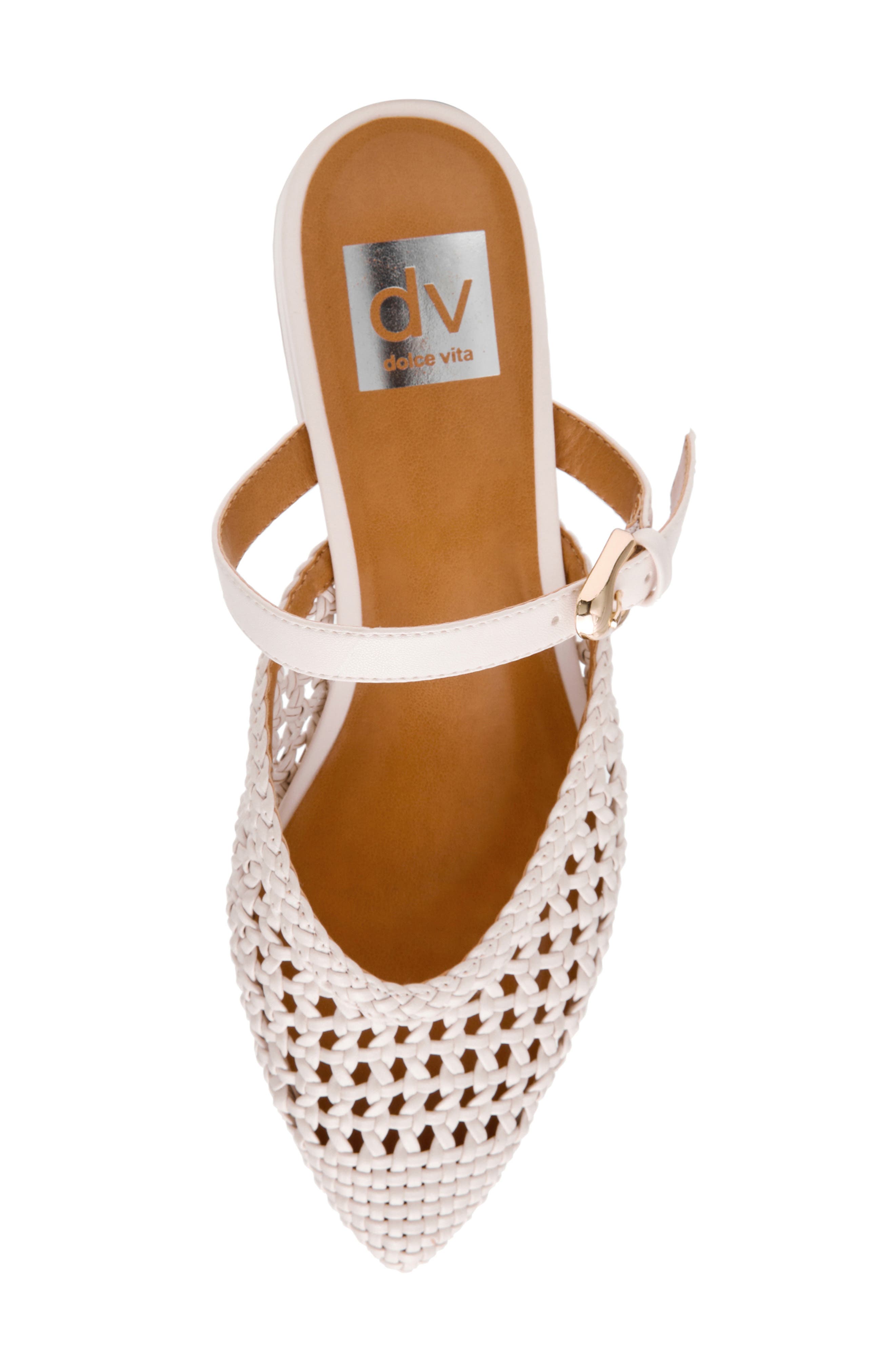 DV by Dolce Vita Domainica Woven Mule, Alternate, color, Ivory