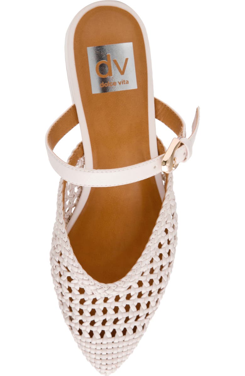 DV by Dolce Vita Domainica Woven Mule, Alternate, color, Ivory