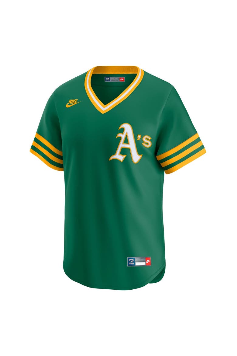 Men's Nike Reggie Jackson Kelly Green Oakland Athletics Cooperstown Collection Limited Jersey, Alternate, color, Kelly Green