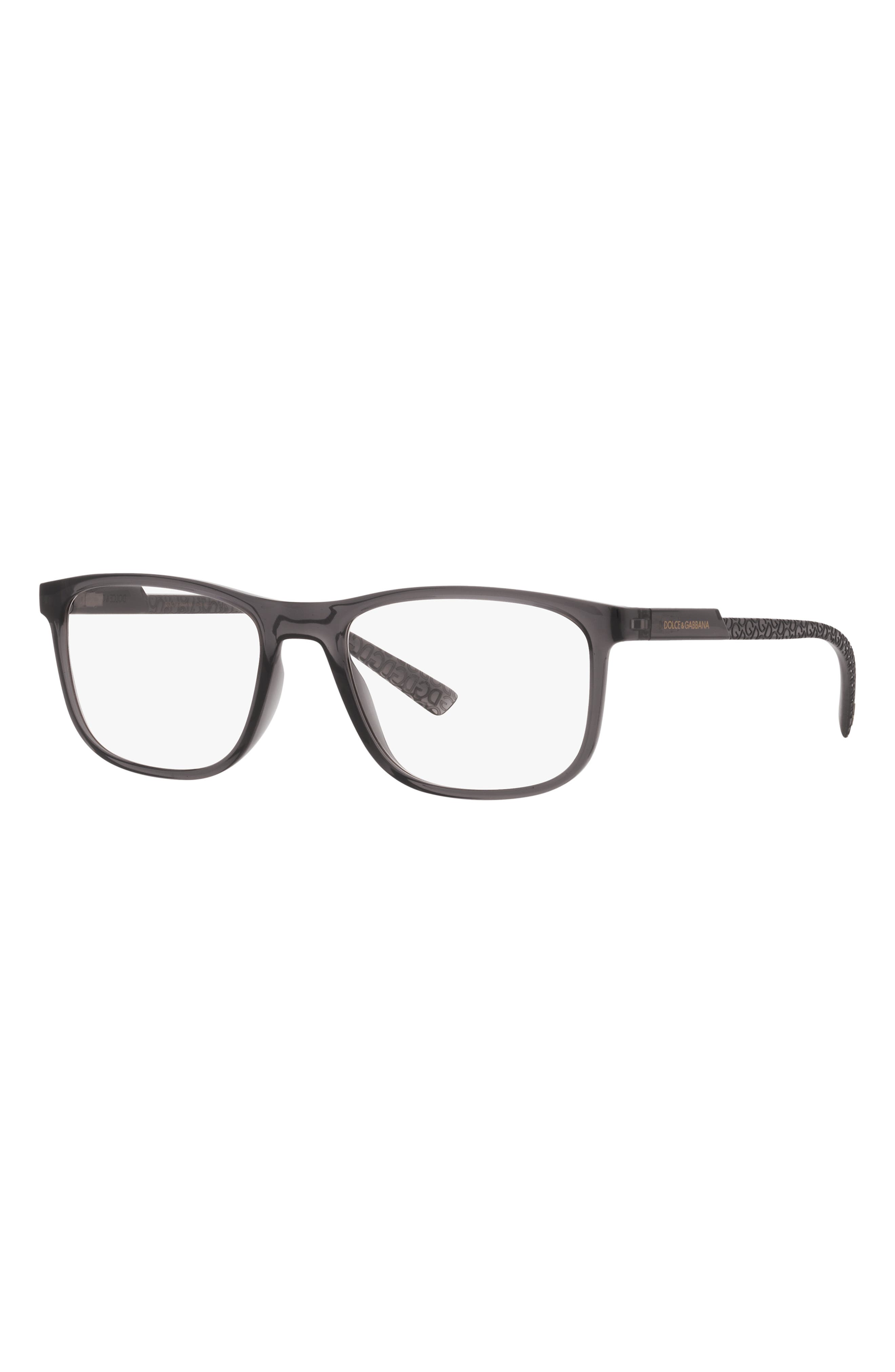 Dolce&Gabbana 55mm Rectangular Blue Light Filtering Glasses (Men ...