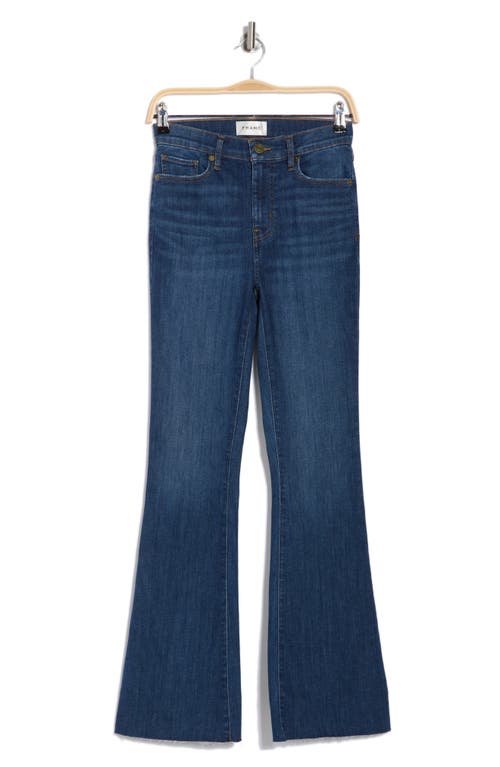FRAME FRAME LE EASY HIGH WAIST RAW HEM FLARE JEANS