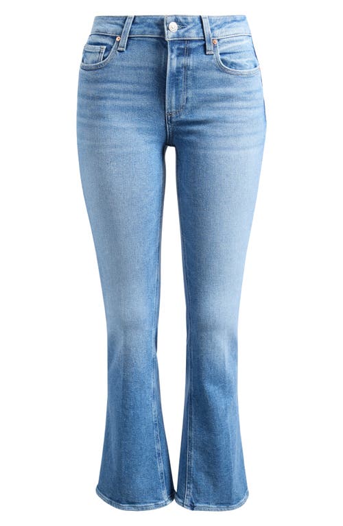 Paige Manhattan High Waist Bootcut Jeans In Blue