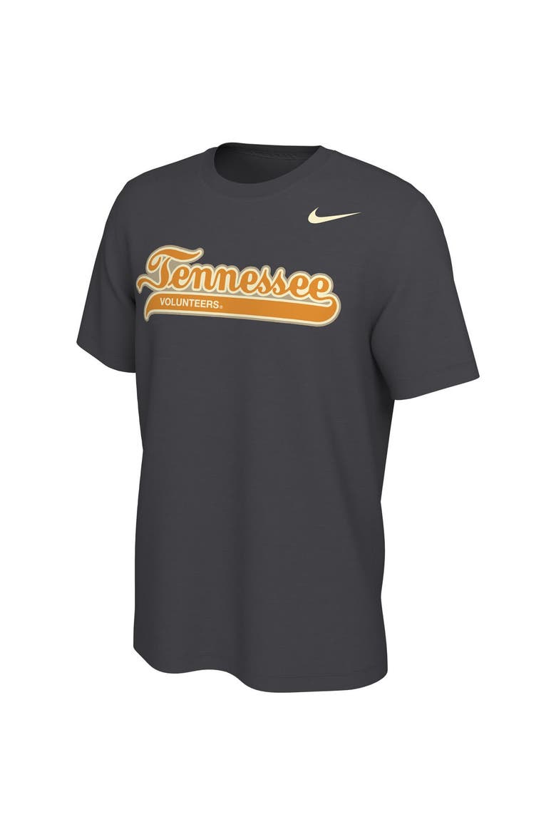 Men's Nike  Anthracite Tennessee Volunteers Script Smokey T-Shirt, Alternate, color, Anthracite