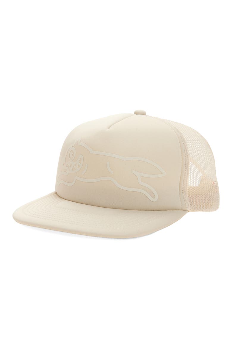 Options Running Dog Trucker Hat, Main, color, FOG