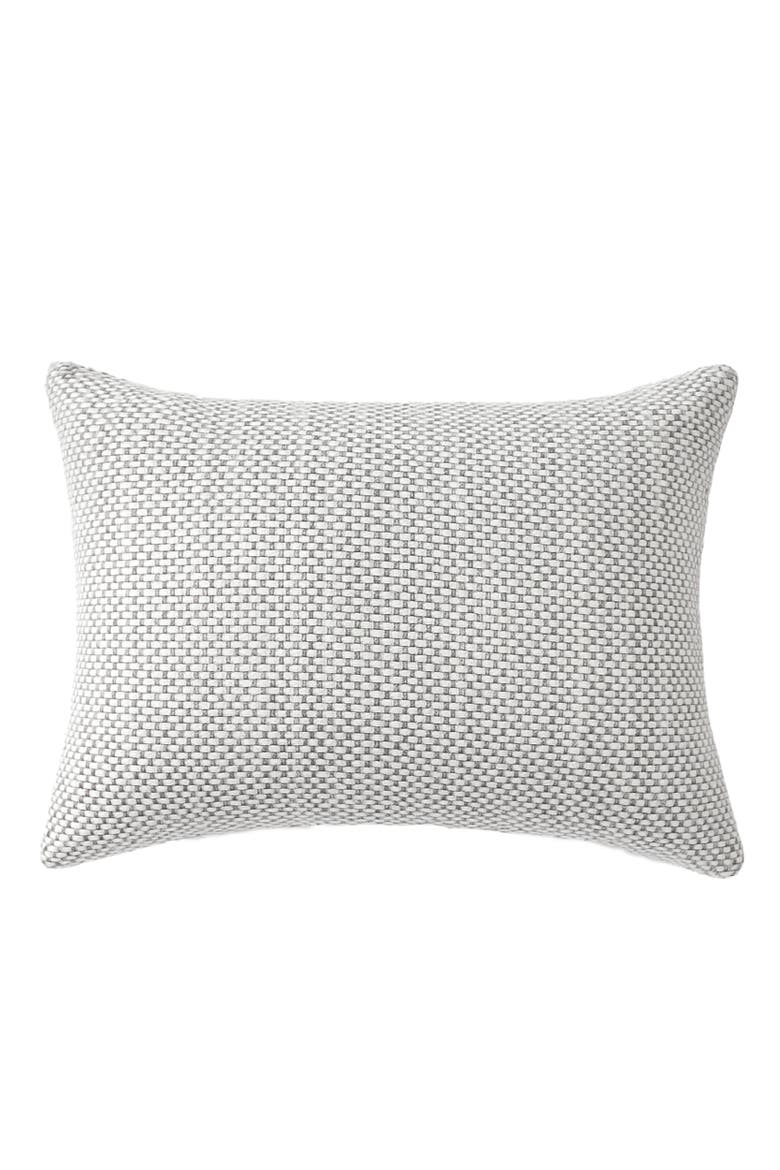 Shoreline Grid Pillow, Alternate, color, Light Grey