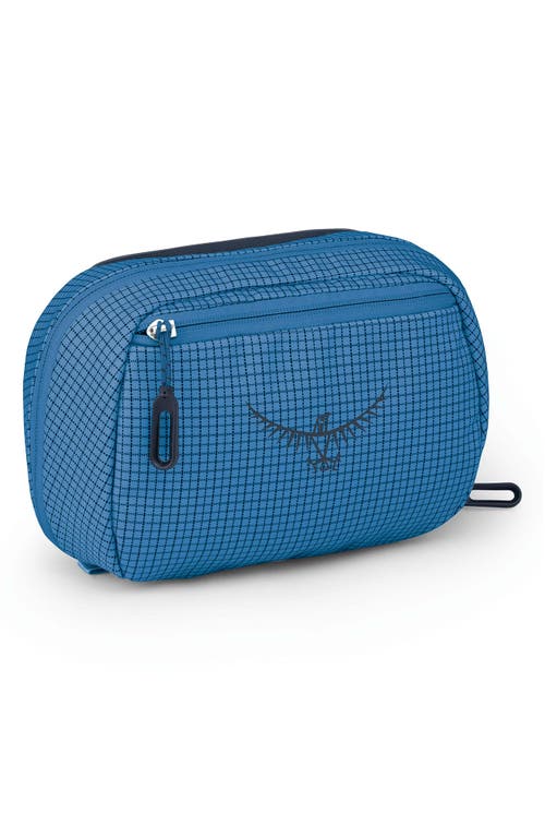 Osprey Transporter Large Toiletry Kit In Blue Flame/nocturnal Blue