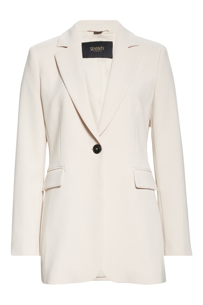 One Button Blazer, Alternate, color, GREY