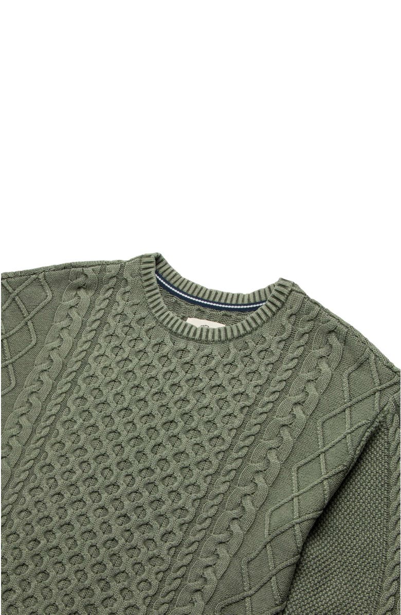 Surfside Supply Co. Eddie Knit Sweater, Alternate, color, Lichen Green