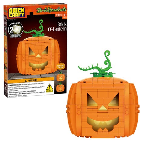 Fall Harvest Brick O'-Lantern Building Set
