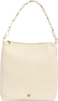 Sam Edelman Bay Chain Link Pebbled Leather Hobo Bag