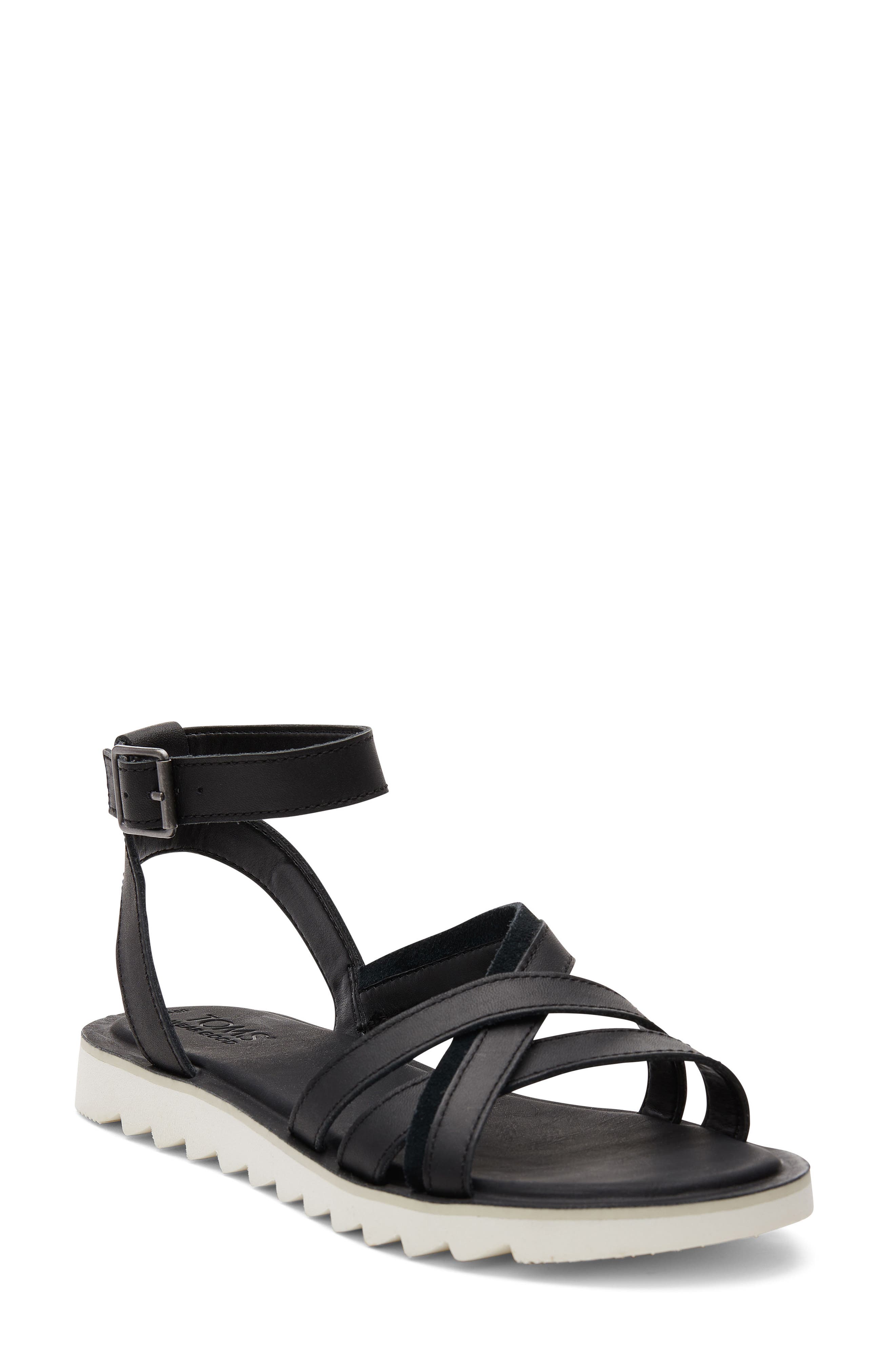 TOMS Rory Ankle Strap Sandal, Main, color, 