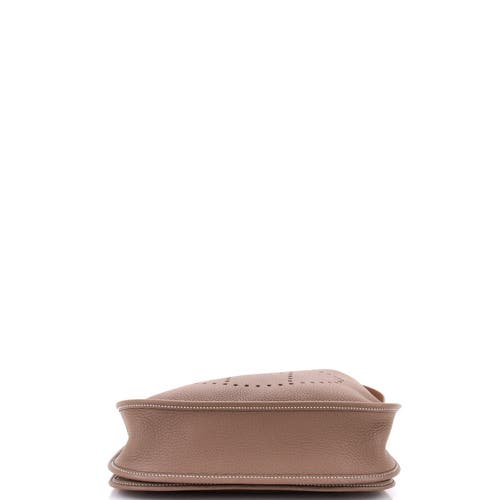 Pre-owned Hermes Hermes Evelyne Bag Gen Iii Clemence Pm In Brown