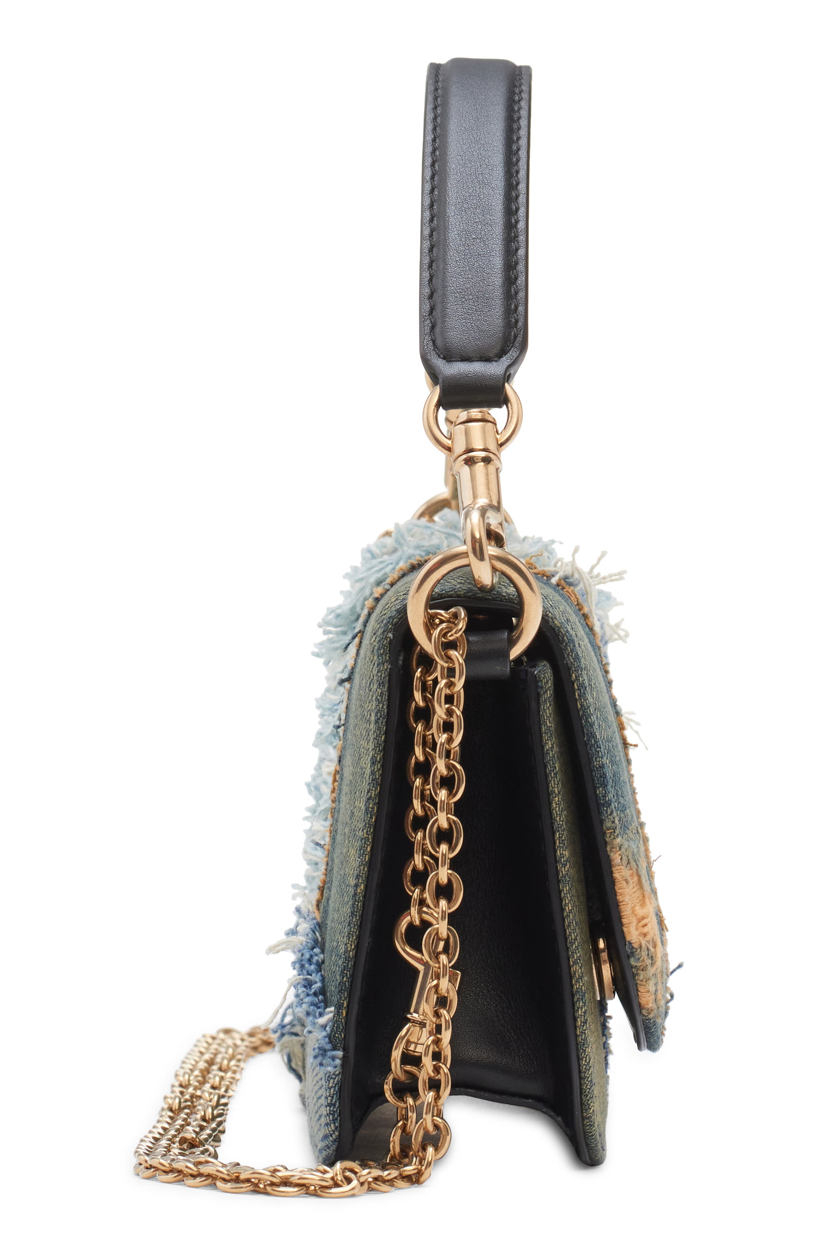 Dolce&Gabbana 3.5 Patchwork Denim Shoulder Bag | Nordstrom