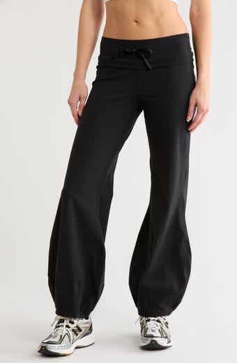 Lux Jasmine Fold-Over Waist Harem Pants