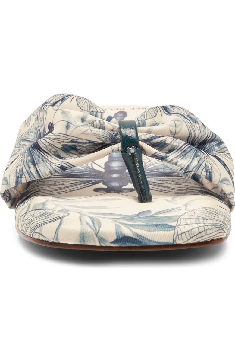 Free People Tia Print Slide Sandal, Alternate, color, Dragonfly Bandana