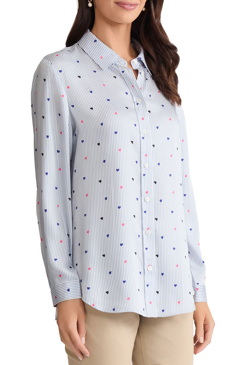Heart Shirt, Alternate, color, CHAMBRAY BLUE MULTI