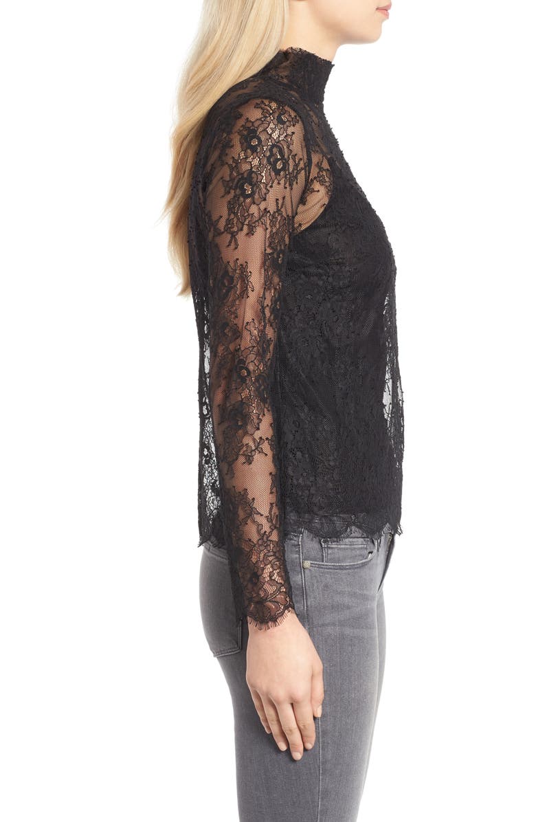 Chelsea28 Sheer Lace Top, Alternate, color,