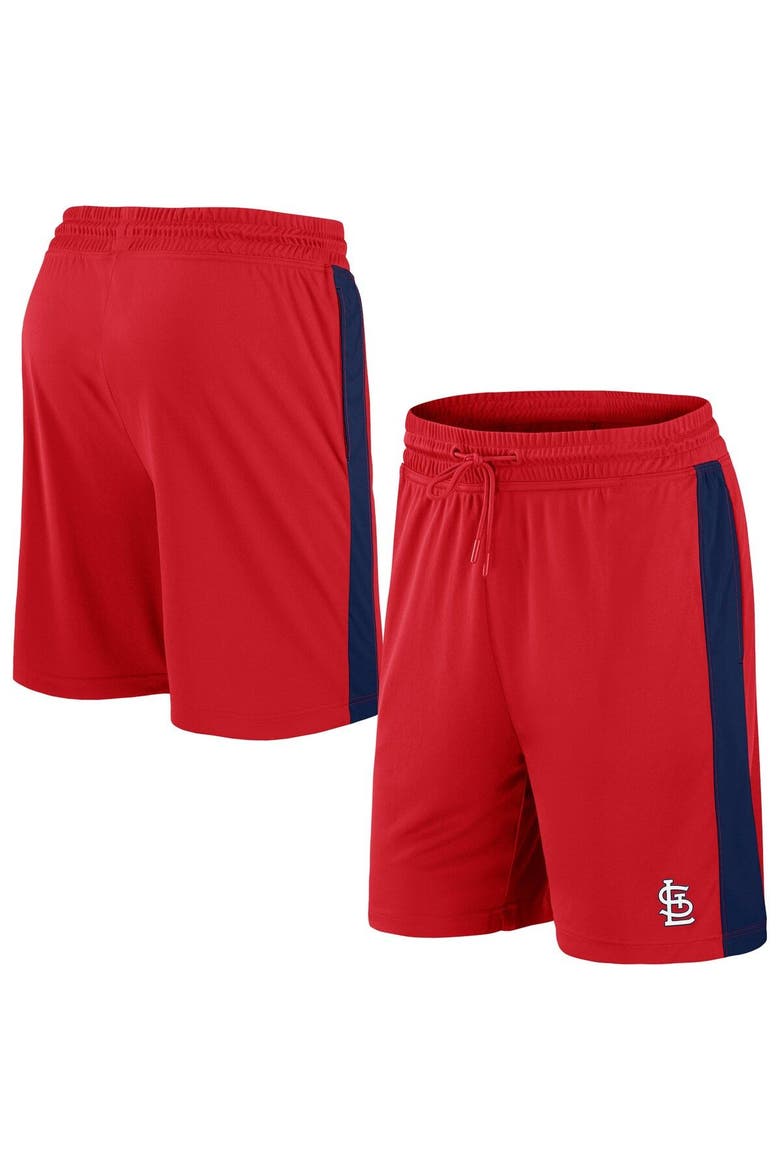 Men's Fanatics Branded Red St. Louis Cardinals Iconic Break It Loose Shorts, Main, color, Red