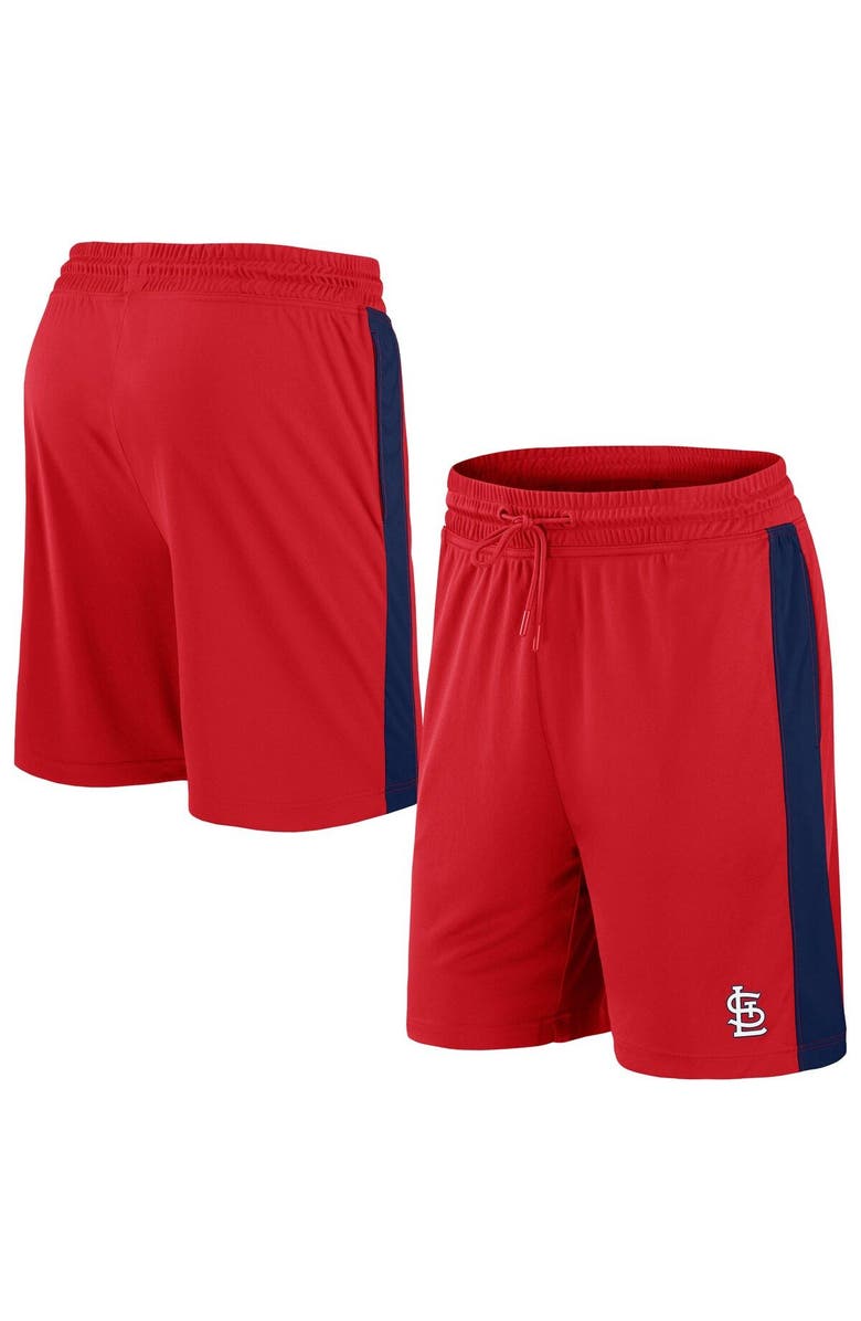 FANATICS Men's Fanatics Branded Red St. Louis Cardinals Iconic Break It Loose Shorts, Main, color,