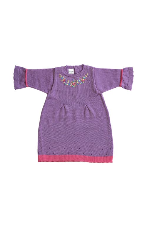 Melange Collection Lilac Easter Dress In Purple