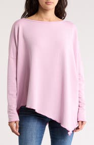 GO COUTURE Asymmetric Hem Sweater
