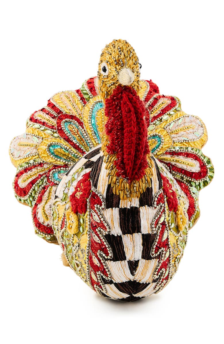 MACKENZIE CHILDS Aurora Turkey Shaped Pillow, Alternate, color, Beige