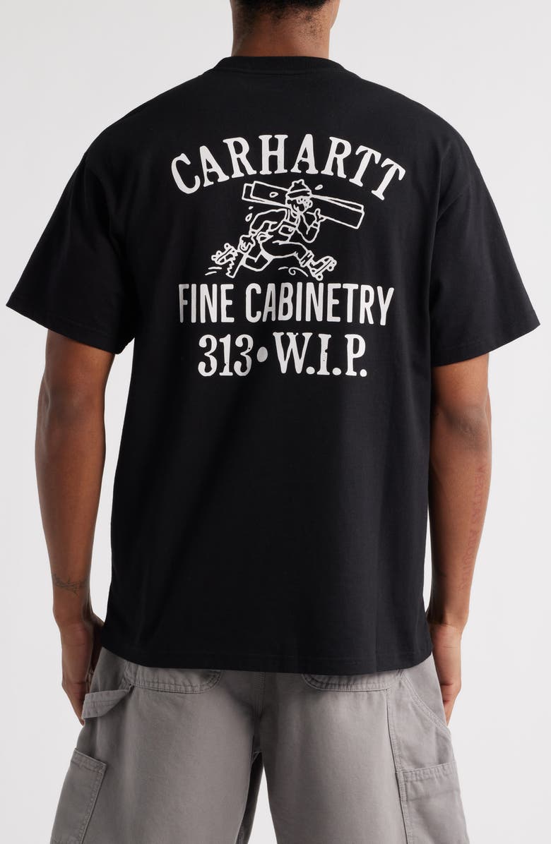 Carhartt Work In Progress Cabinetry Short Sleeve T-Shirt, Alternate, color, 
