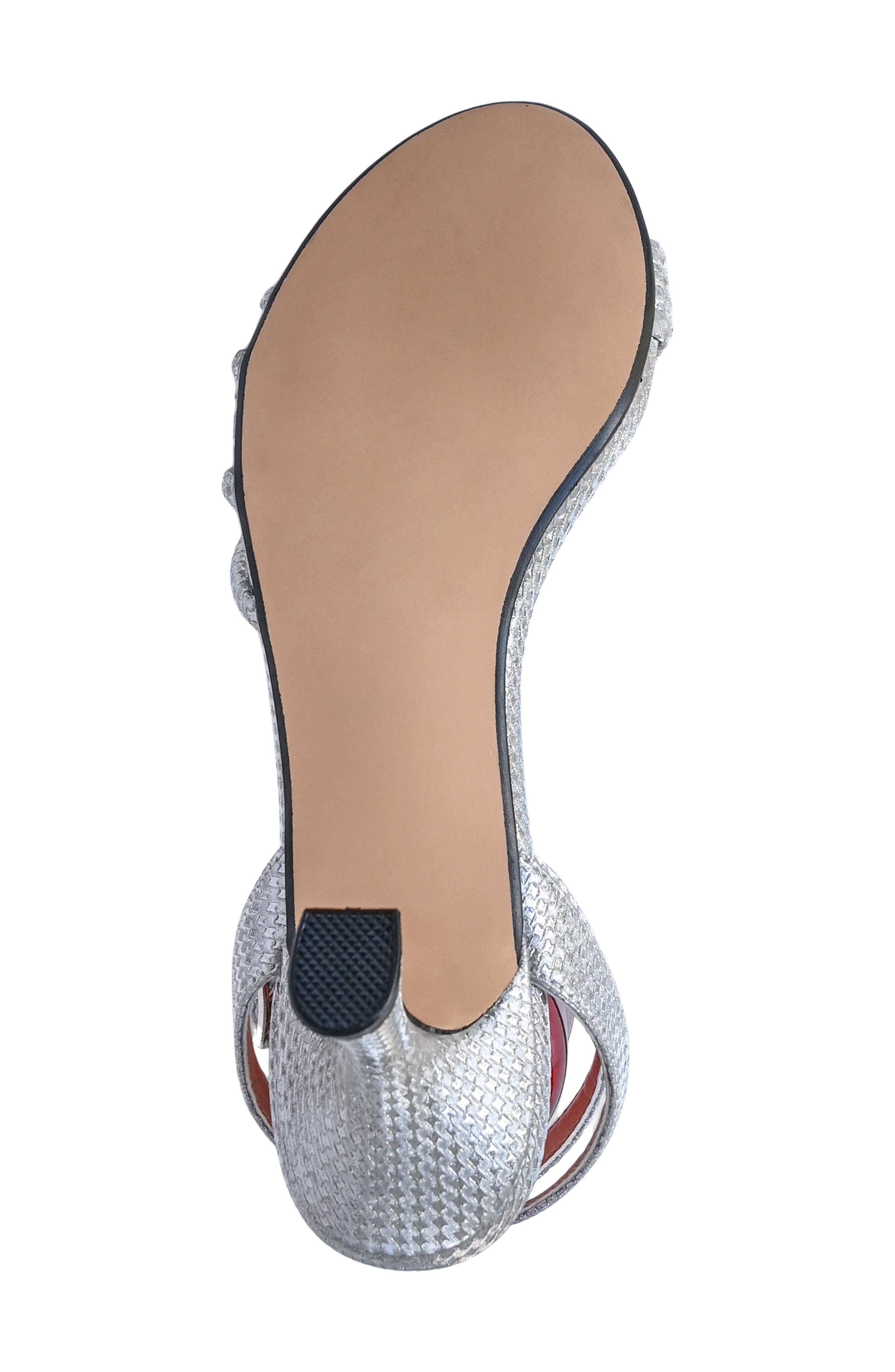 Olive Sandal, Alternate, color, SILVER