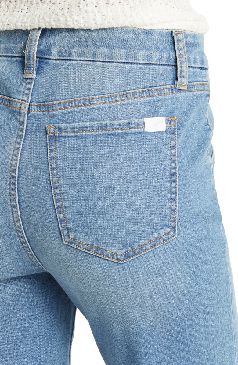 JEN7 by 7 For All Mankind Pintuck High Waist Wide Leg Trouser Jeans, Alternate, color,