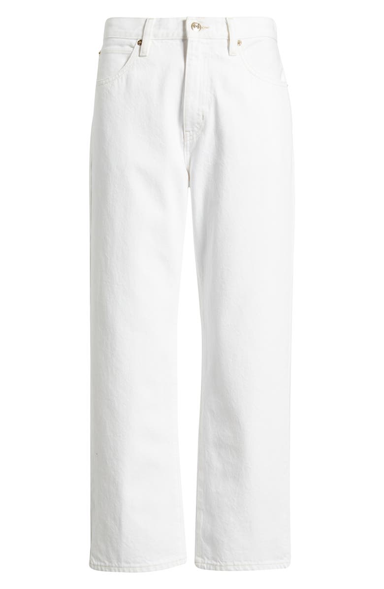 FRAME The Hang High Waist Ankle Straight Leg Jeans, Alternate, color, Au Natural Clean