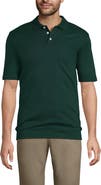 Lands' End School Uniform  Short Sleeve Banded Bottom Polo Shirt