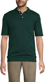 Lands' End School Uniform Short Sleeve Banded Bottom Polo Shirt