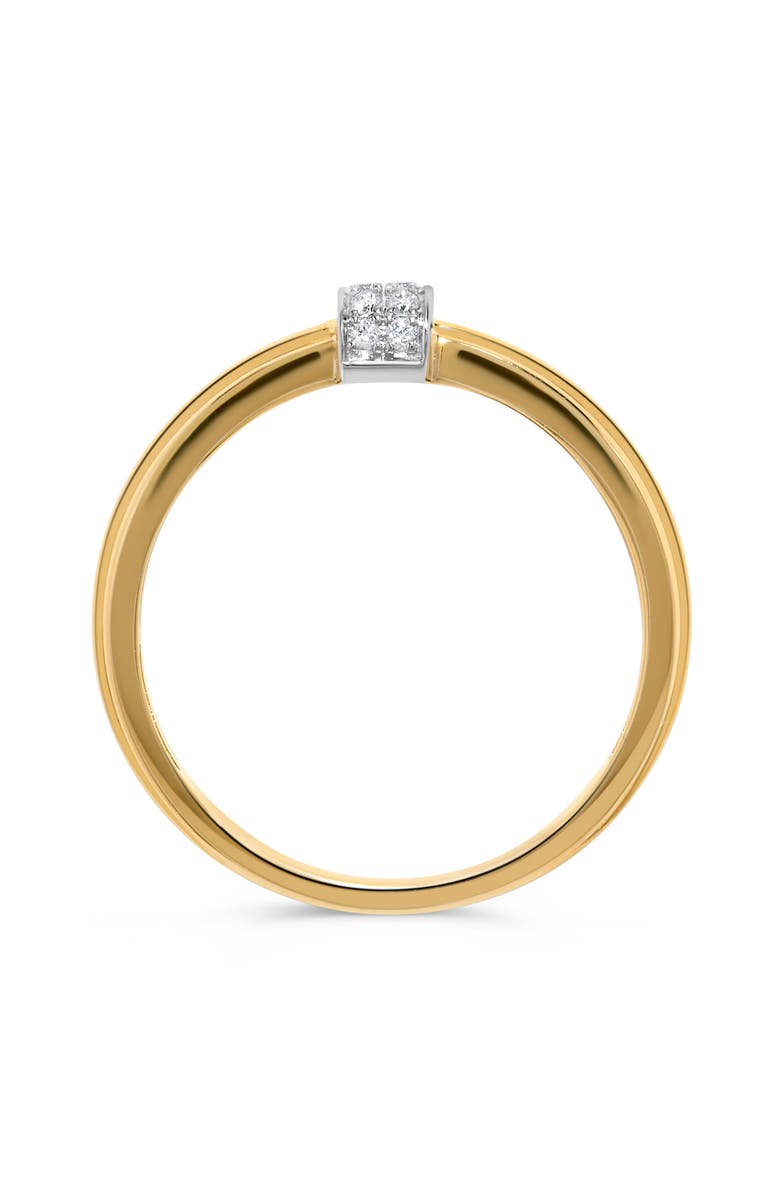 H.J. Namdar Pavé Diamond Texture Ring, Alternate, color, Yellow Gold
