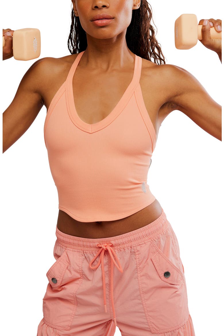 FP Movement All Clear Crop Racerback Tank, Alternate, color, FRUIT PUNCH
