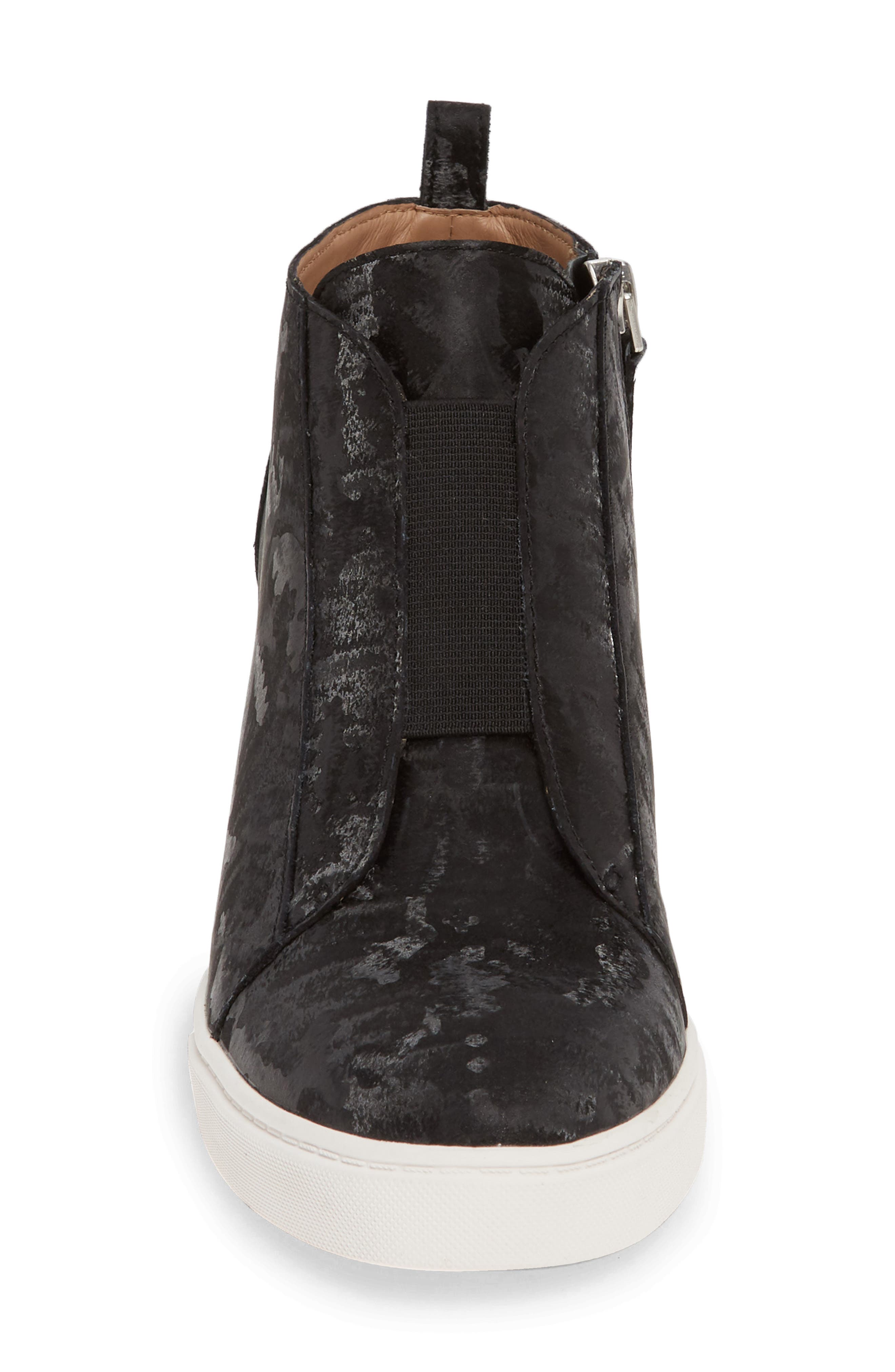 Felicia III Wedge Sneaker, Alternate, color, BLACK CAMO