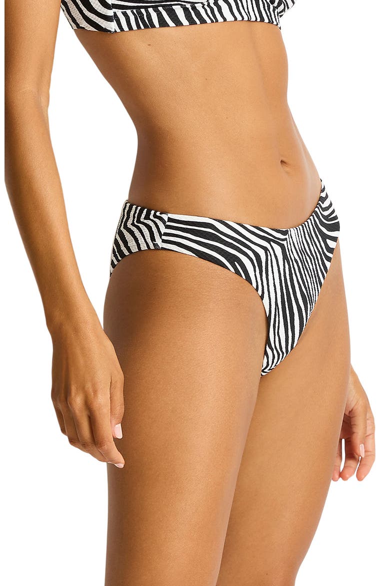 Zebralis Rio Bikini Bottoms, Alternate, color, BLACK