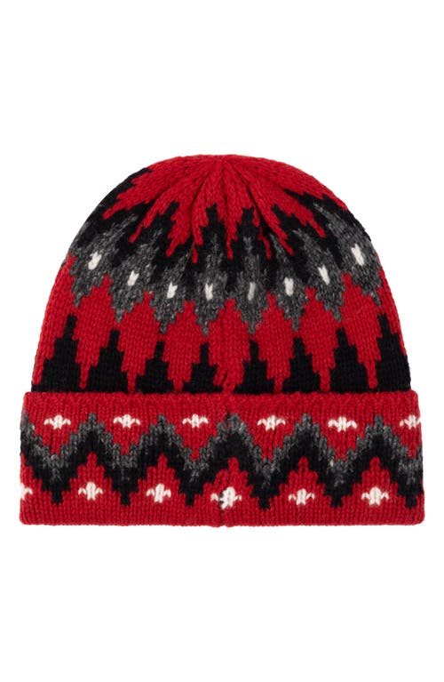 Polo Ralph Lauren Fair Isle Wool Blend Beanie In Multi