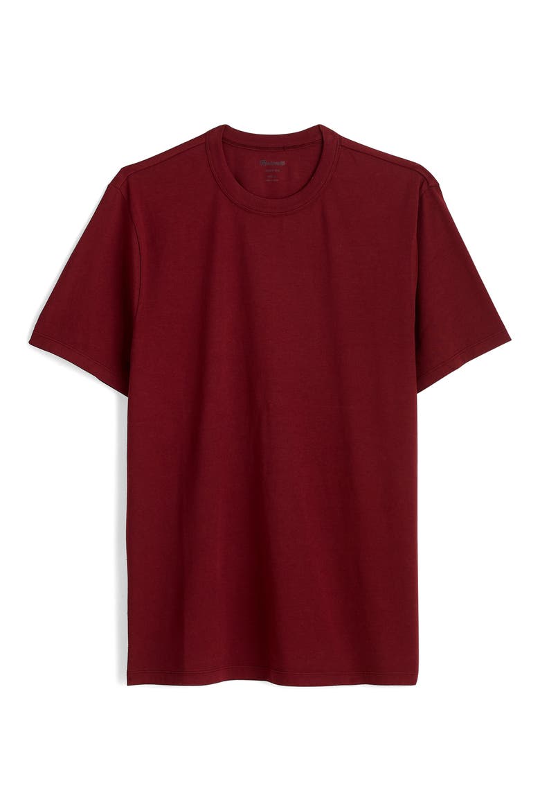Allday Garment Dyed Cotton T-Shirt, Main, color, CABERNET