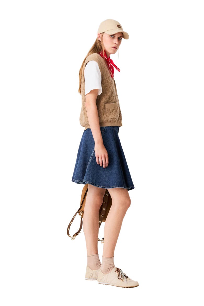 2-in-1 effect cardigan, Alternate, color, Camel