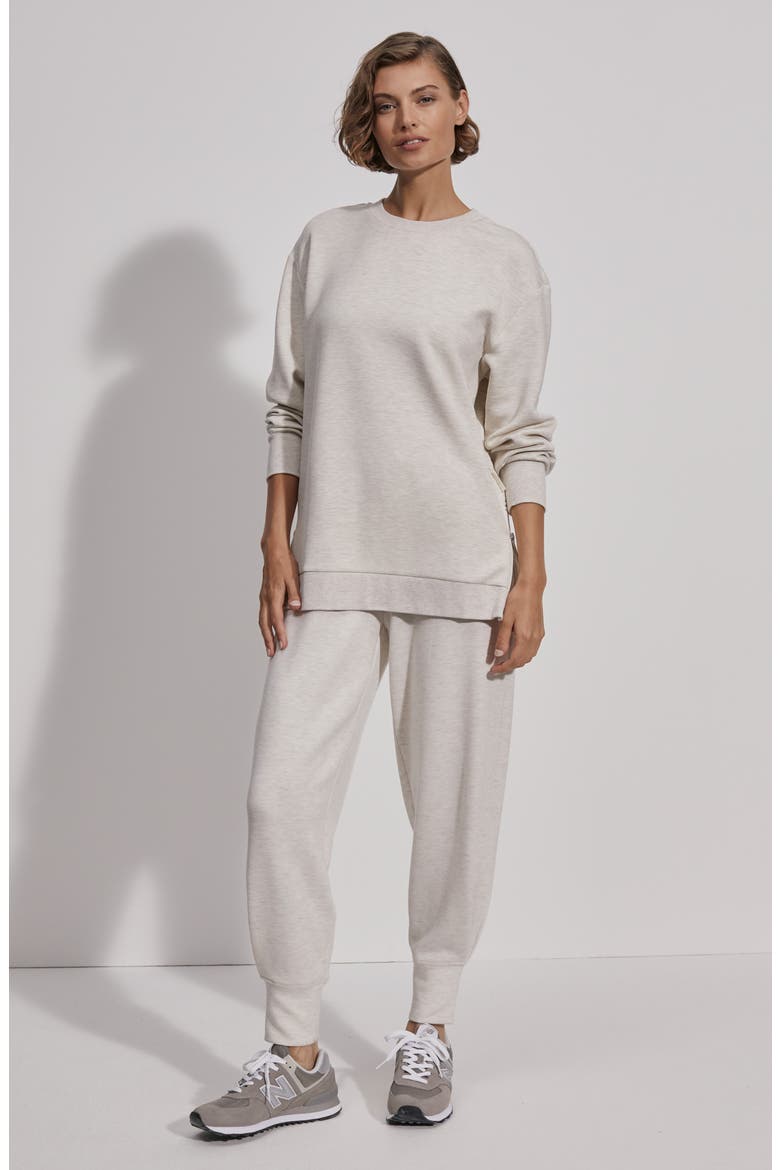 Charter Oversize Sweatshirt, Alternate, color, IVORY MARL