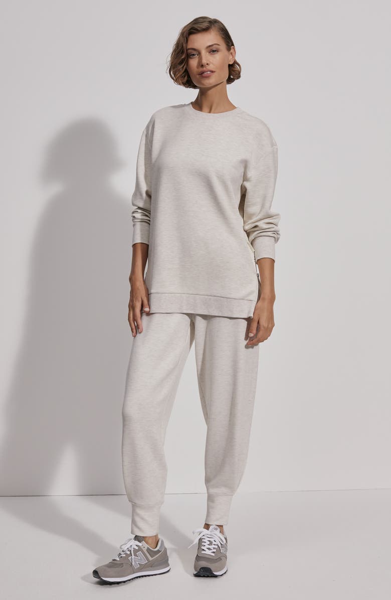 Varley Charter Oversize Sweatshirt, Alternate, color, Ivory Marl