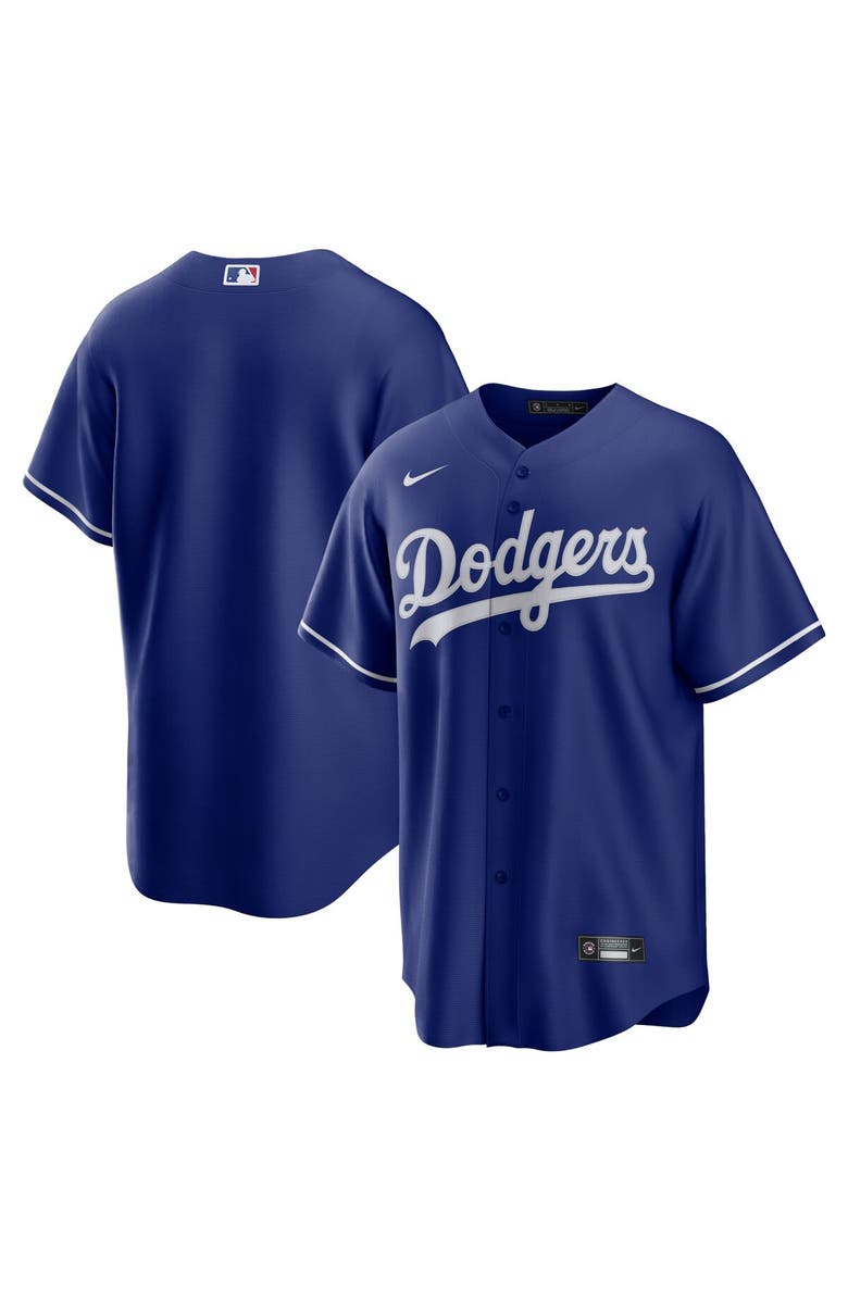 Nike Men's Nike Royal Los Angeles Dodgers Alternate Replica Team Jersey, Main, color, 